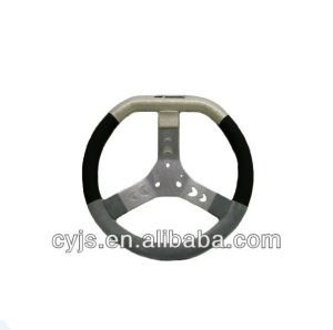 Kart Racing Car PU PVC Cuero Volante Diametro de 320 mm Volante